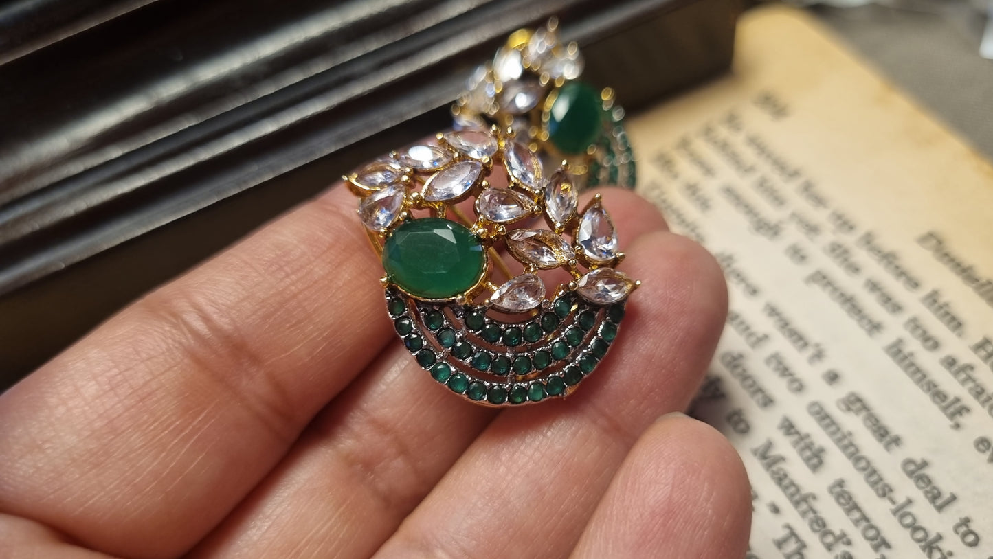 GREEN EARRINGS