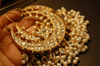 LARGE BALAS IN KUNDAN & PEARLS