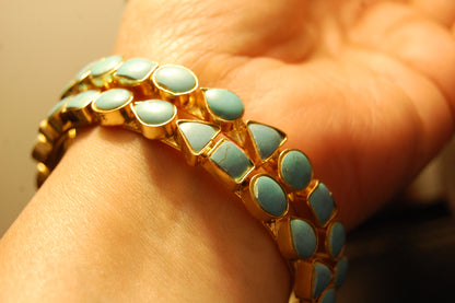 PAIR OF GORGEOUS FEROZA BANGLES