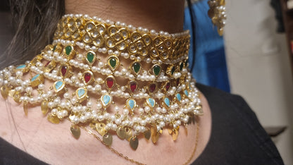 MULTI STONE CHOKER SET