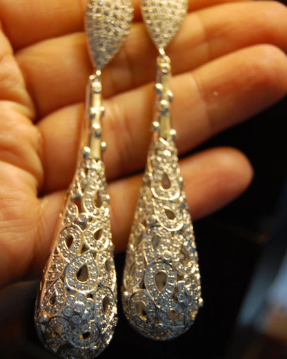 ZIRCON DROP EARRINGS
