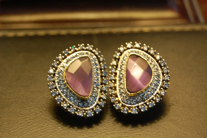 PURPLISH LILAC ZIRCON EARRINGS