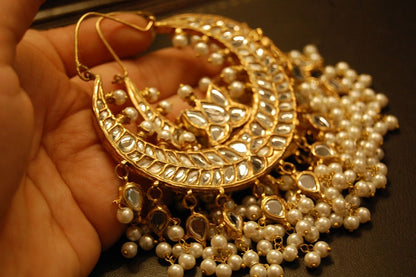LARGE BALAS IN KUNDAN & PEARLS