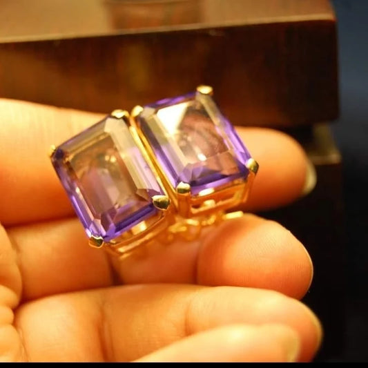 PURPLE EARRINGS