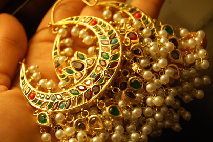LARGE BALAS IN NAURATAN & PEARLS