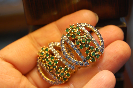 ZIRCON GREEN EARRINGS