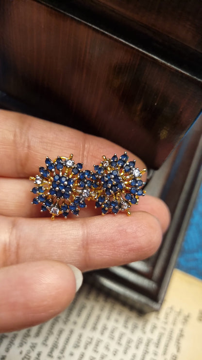 BLUE  EARRINGS