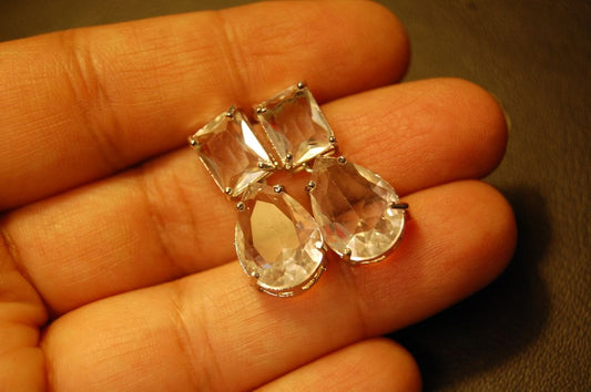 ZIRCON DROP EARRINGS