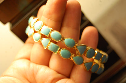 PAIR OF GORGEOUS FEROZA BANGLES