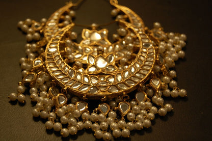 LARGE BALAS IN KUNDAN & PEARLS
