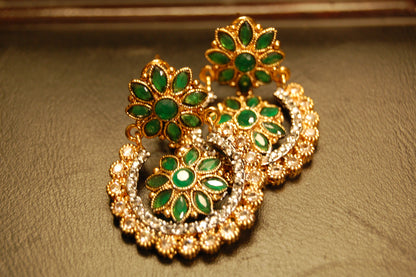 CHAAND BALAS IN CHAMPAGNE & GREEN
