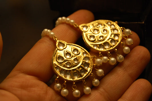 KUNDAN & PEARL EARRINGS