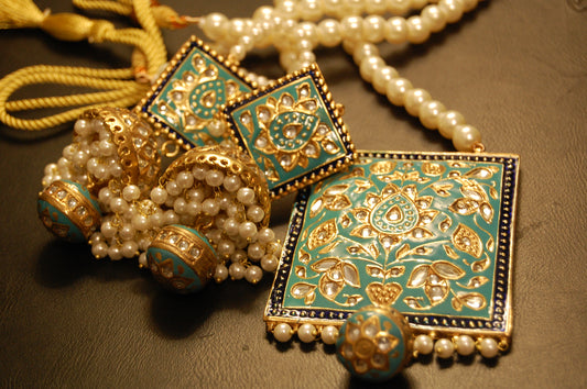 KUNDAN & FEROZY MEENA MALA SET