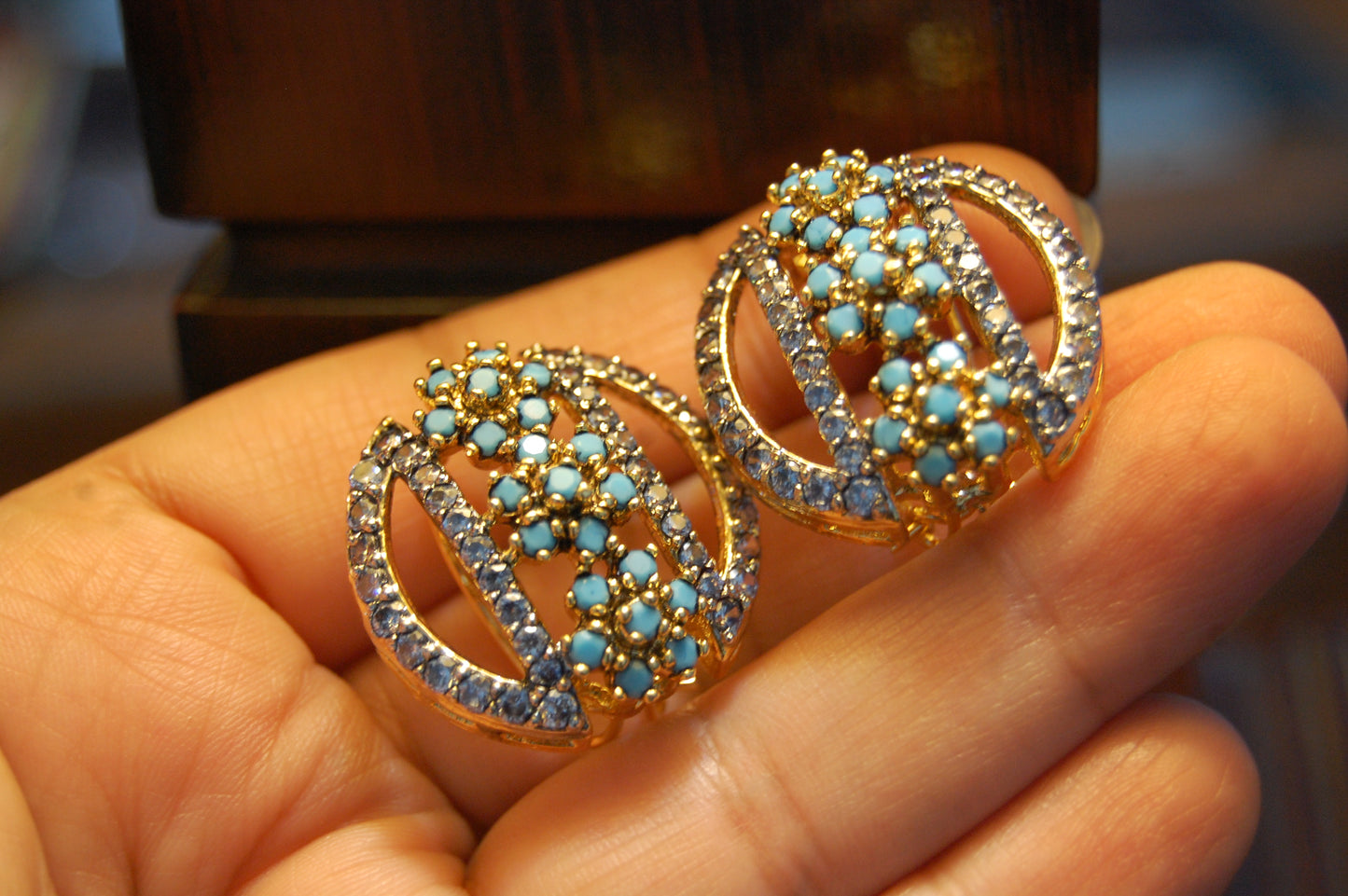 ZIRCON FEROZY EARRINGS