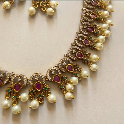 SOUTH INDIAN NECKLACE SET
