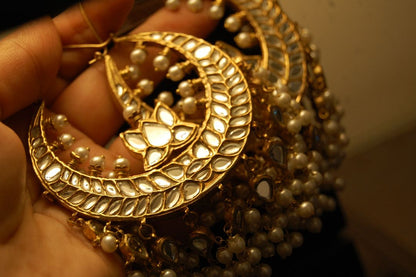 LARGE BALAS IN KUNDAN & PEARLS
