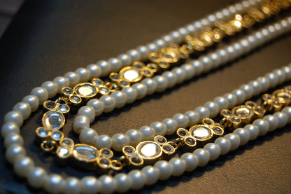 KUNDAN & PEARLS MALA