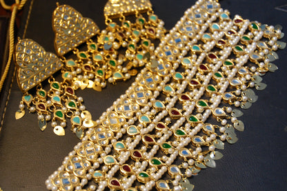 MULTI STONE CHOKER SET