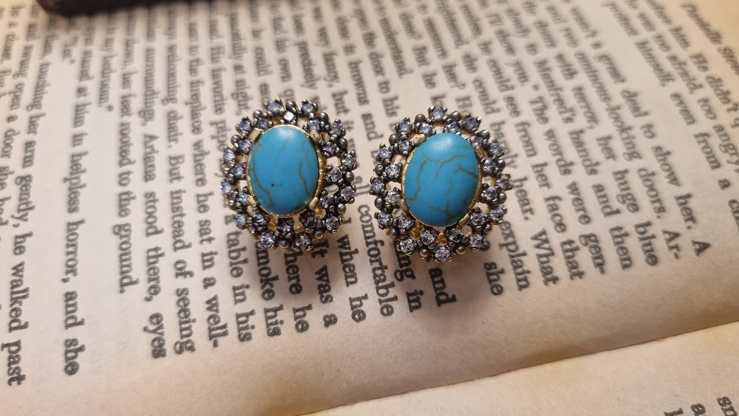ELEGANT FEROZA EARRINGS
