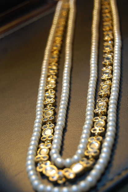 KUNDAN & PEARLS MALA