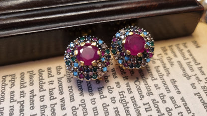 RED MULTI EARRINGS