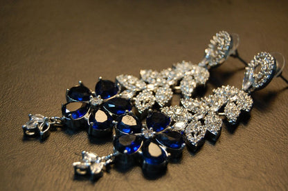 BLUE ZIRCON EARRINGS