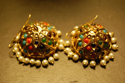 NAURATAN JHUMKAS