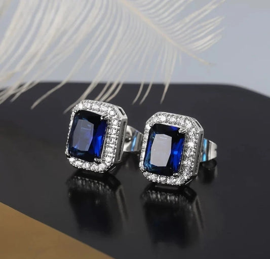 BLUE SMALL EARRINGS