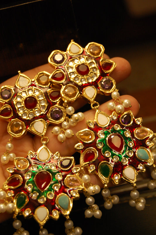 MULTI STONE EARRINGS