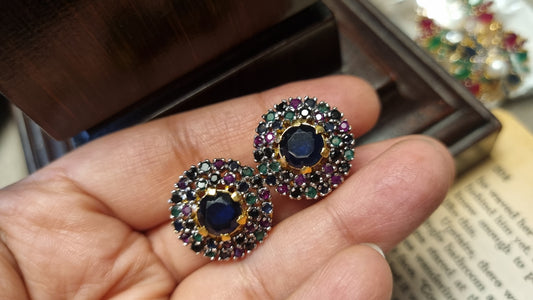 BLUE & MULTI EARRINGS