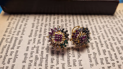 MULTI FLORAL EARRINGS