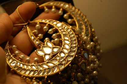 LARGE BALAS IN KUNDAN & PEARLS
