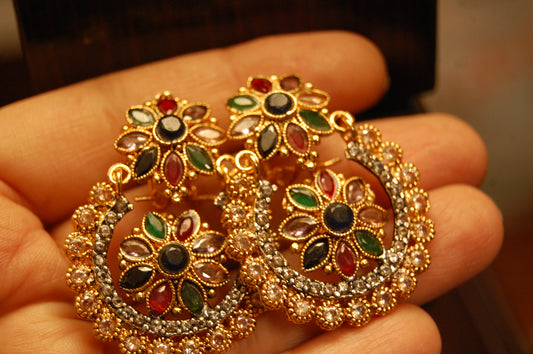 CHAAND BALAS IN MULTI & CHAMPAGNE