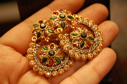 CHAAND BALAS IN MULTI & CHAMPAGNE