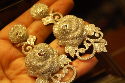 ELEGANT ZIRCON & EARRINGS