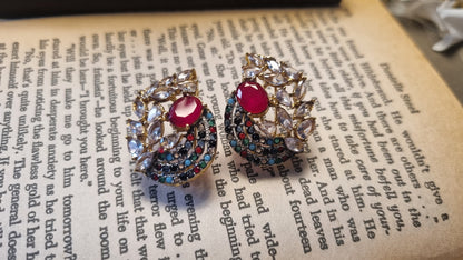 MULTI RED EARRINGS