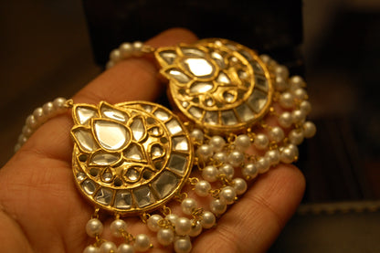 KUNDAN & PEARLS EARRINGS