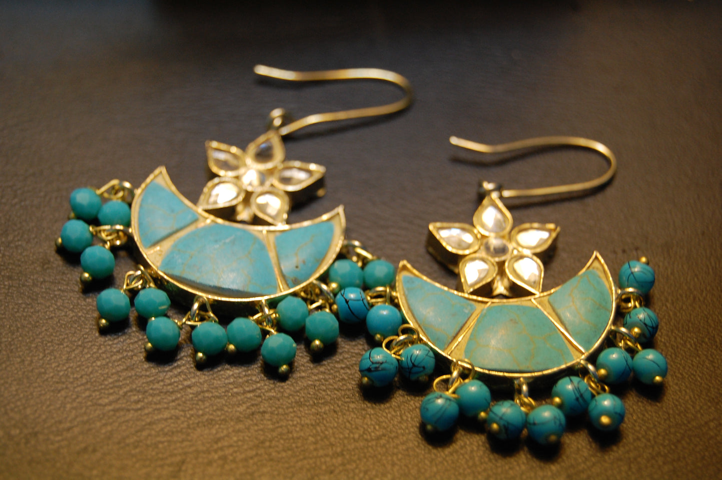 FEROZA CHAAND TAARA EARRINGS