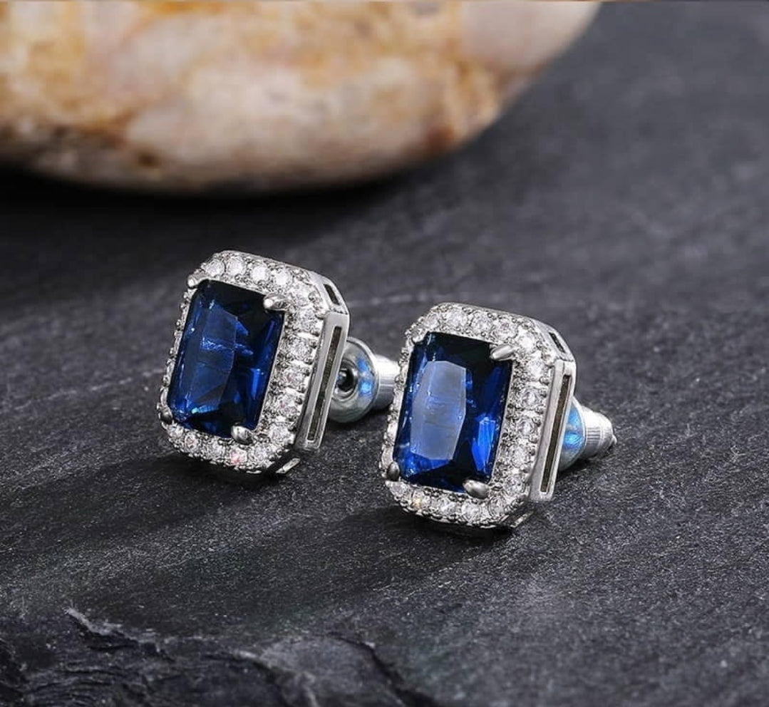 BLUE SMALL EARRINGS