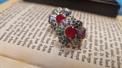 MULTI FLORAL EARRINGS