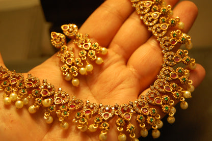 SOUTH INDIAN NECKLACE SET