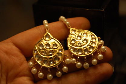 KUNDAN & PEARL EARRINGS