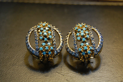 ZIRCON FEROZY EARRINGS